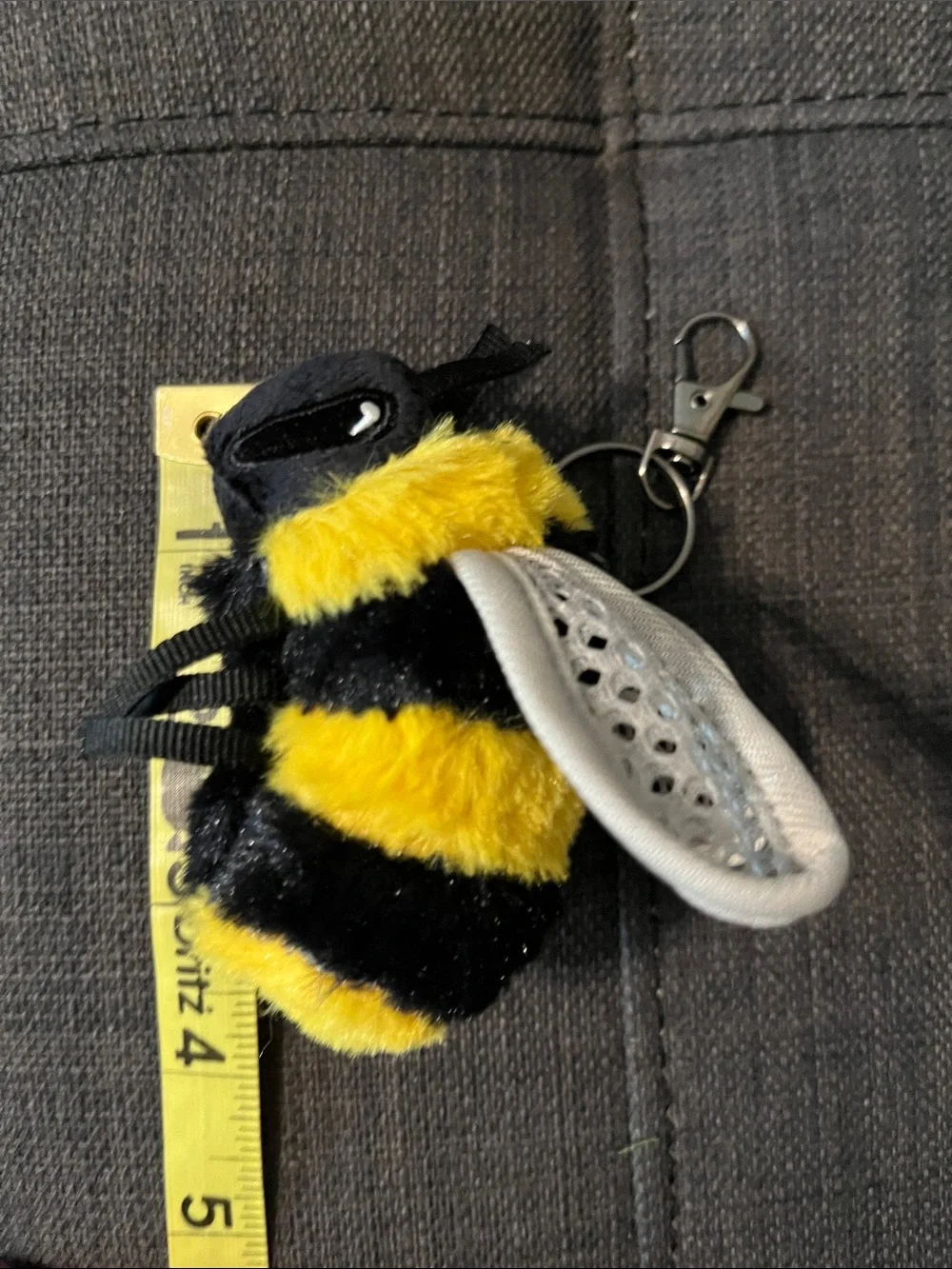 Handmade Bee Keychain Purse Charm 🐝
